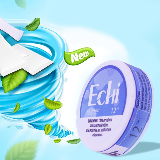 Echi Fresh Mint Nicotine Pouches - Image 3