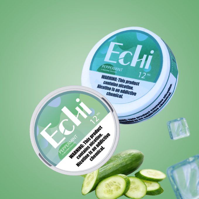 Echi Peppermint Nicotine Pouches - Image 4